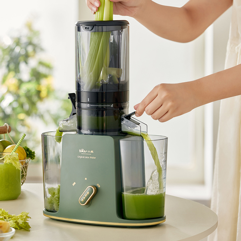 Juicer lambat dengan fungsi penghancuran es