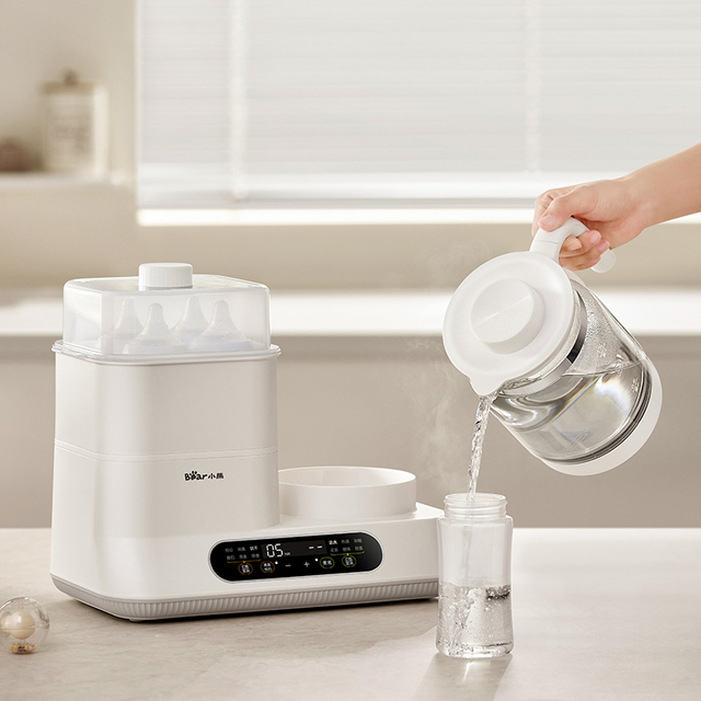 Penghangat dan ketel sterilisasi bayi multifungsi